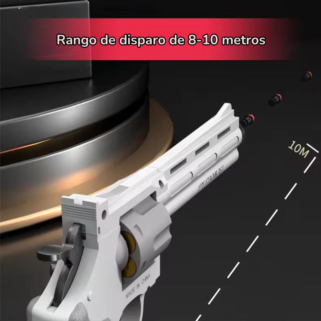 ChillShot™ Revolver - Lanzador Recargable (Soft Pellets)